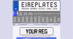 Desktop Screenshot of eireplates.com